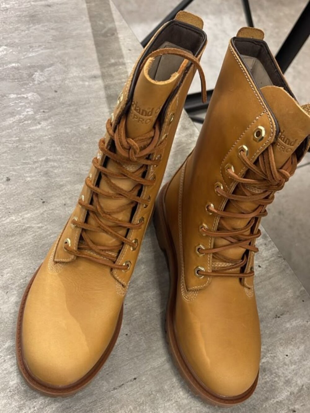 TIMBERLAND WOMEN'S  PREMIUM 6 IN LACE WATERPROOF WHEAT FULL GRAIN A43MX-EN1